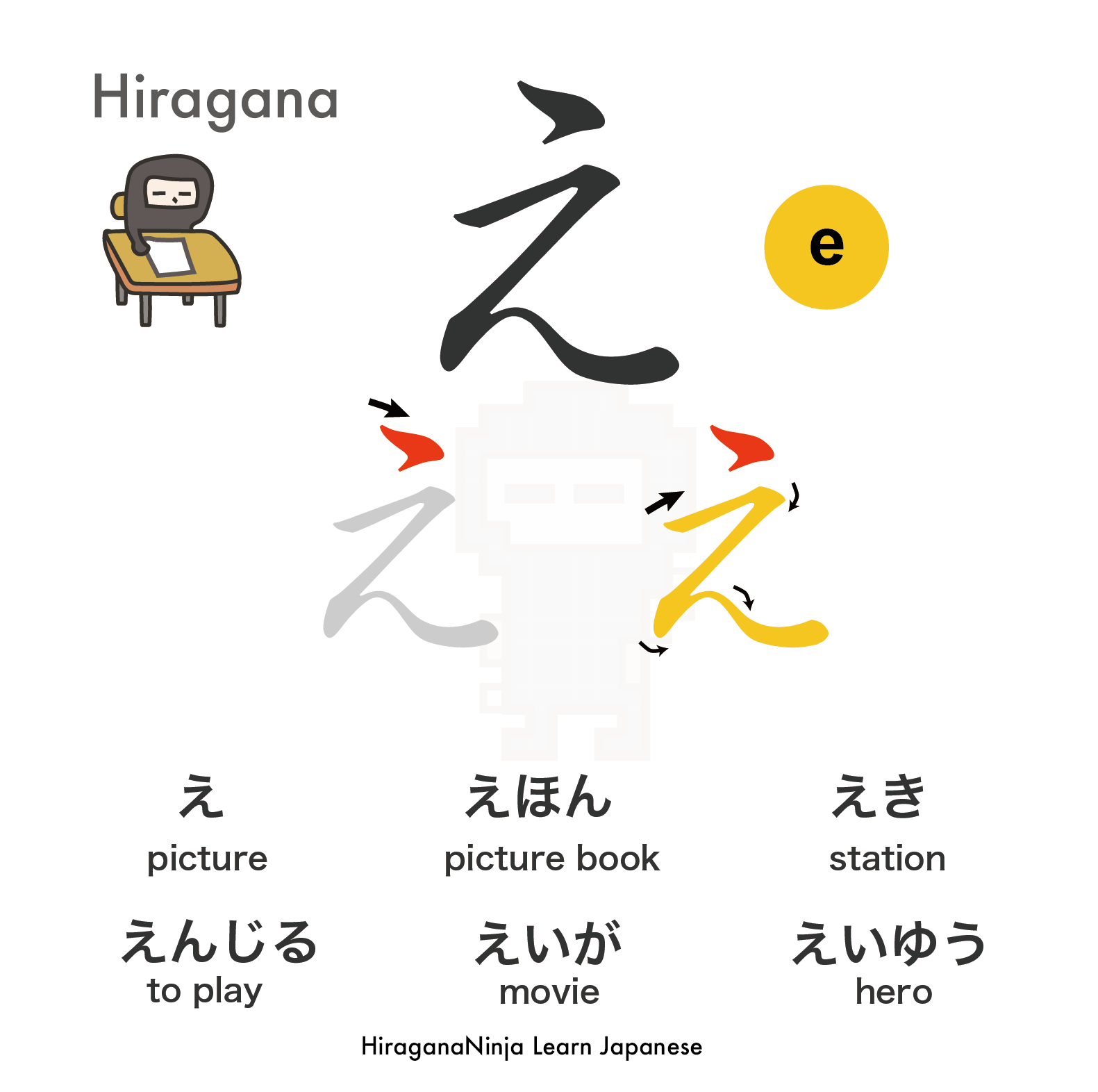 Released New Nihongo Textbook!  HiraganaNinja ひらがな忍者